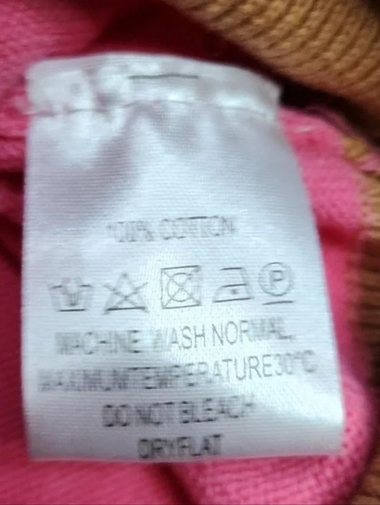 Oxknit French Bulldog Graphic Sweater Pink & Red Colorblock Medium - Picture 5 of 7